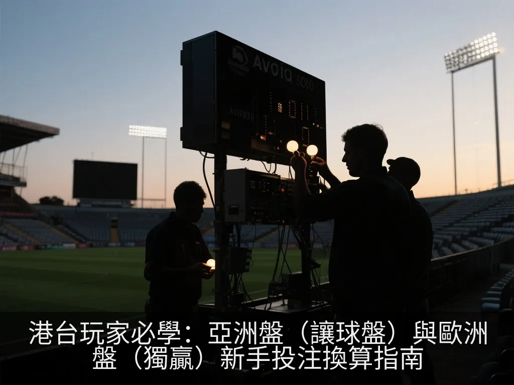 港台玩家必學：亞洲盤（讓球盤）與歐洲盤（獨贏）新手投注換算指南